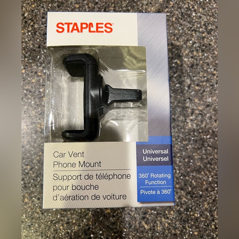 Car Vent Phone Mount - it works with virtually any smartphone or mobile phone.